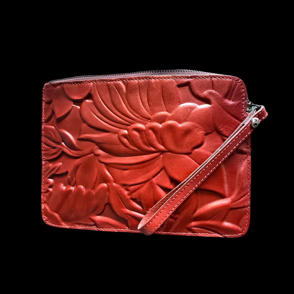 Patricia Nash Cassini Leather Wristlet
